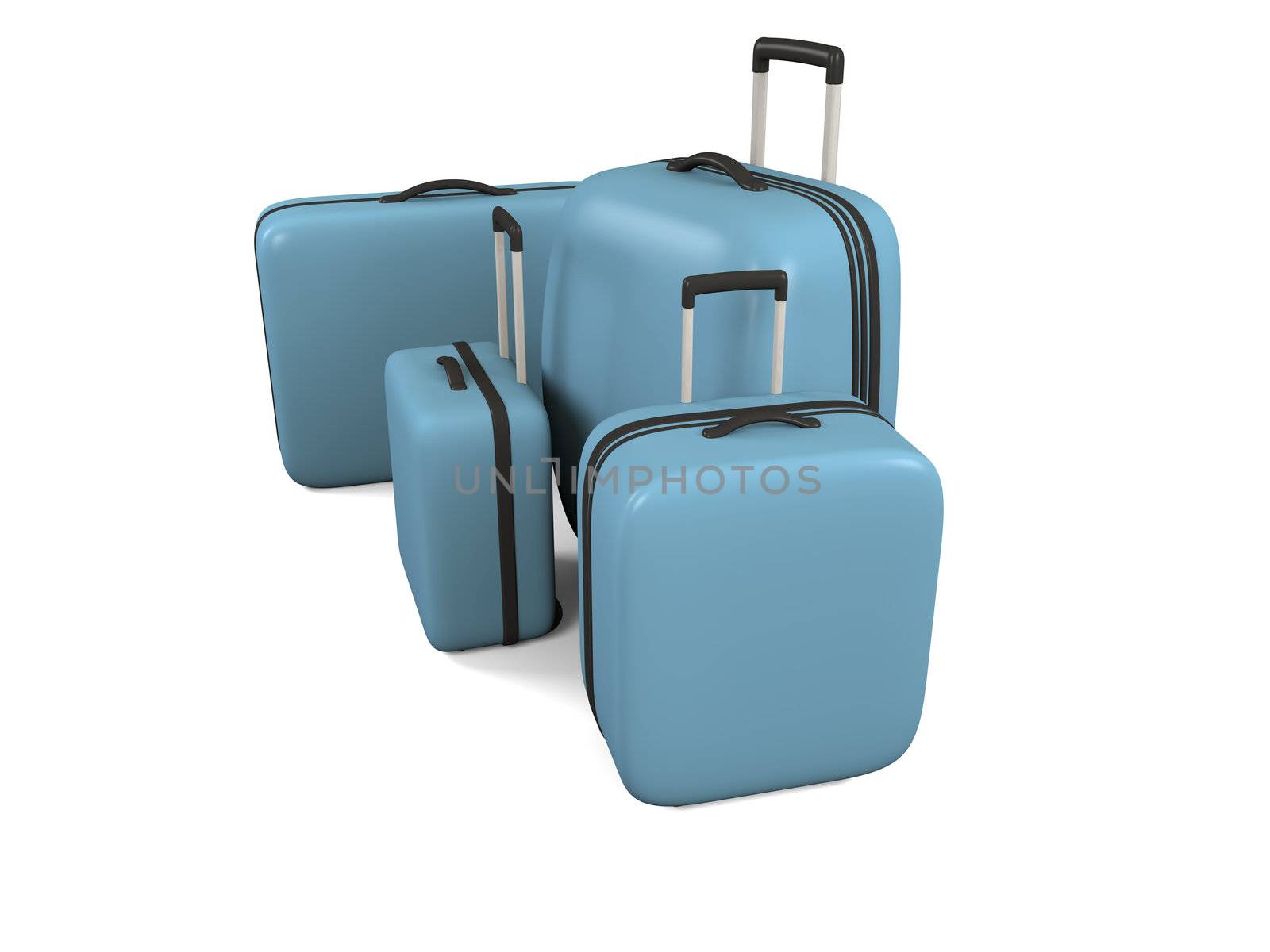 Travel luggage by Harvepino