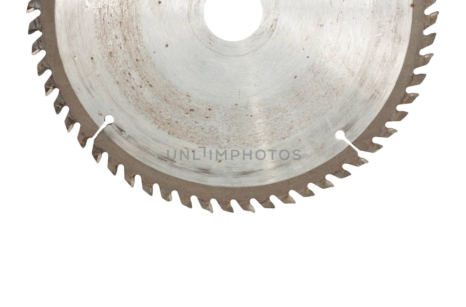 Circular saw isolated over a white background 