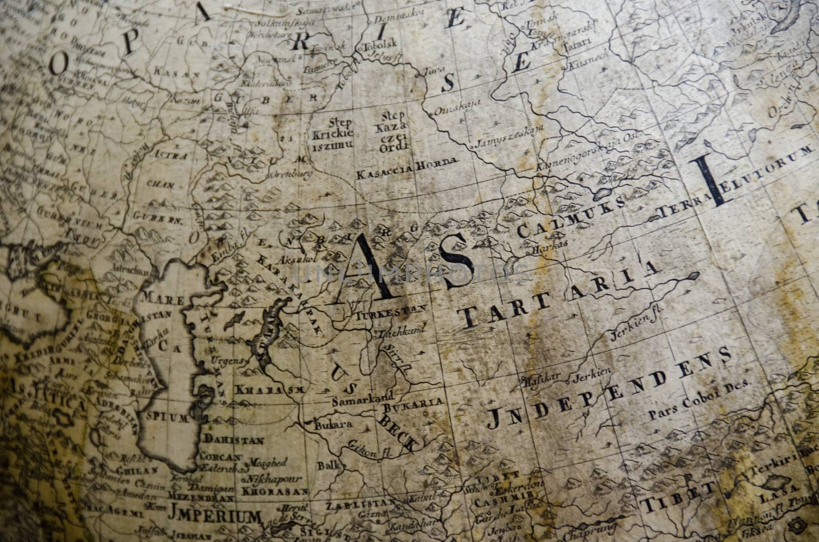 detail of a old map by Arrxxx