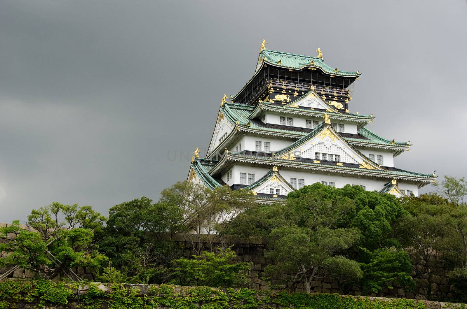Osaka castle  by Arrxxx
