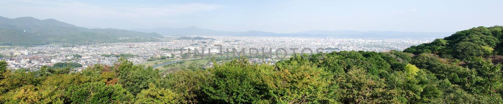 Panorama view of Arashiyama by Arrxxx