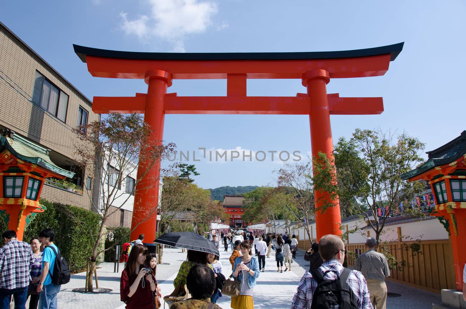 Torii gate in Kyoto by Arrxxx