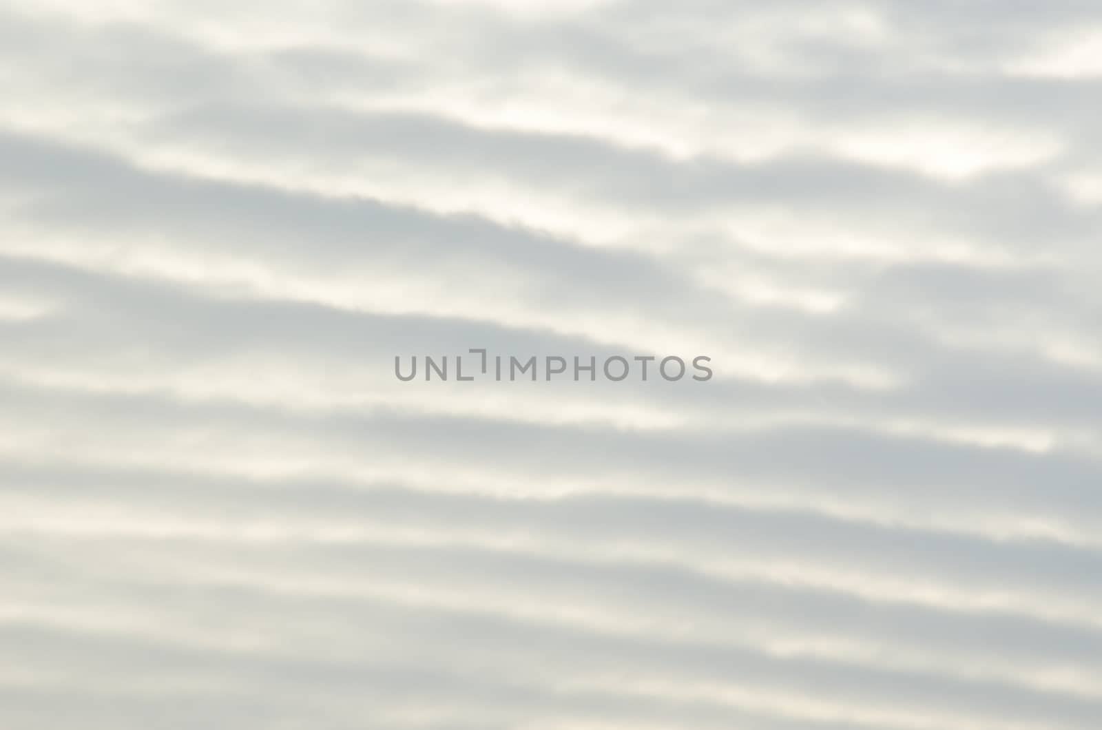 Background structure of a even white cloud pattern on the sky