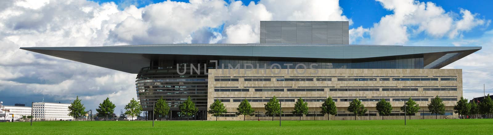 The Copenhagen Opera House, Operaen, seen from the side