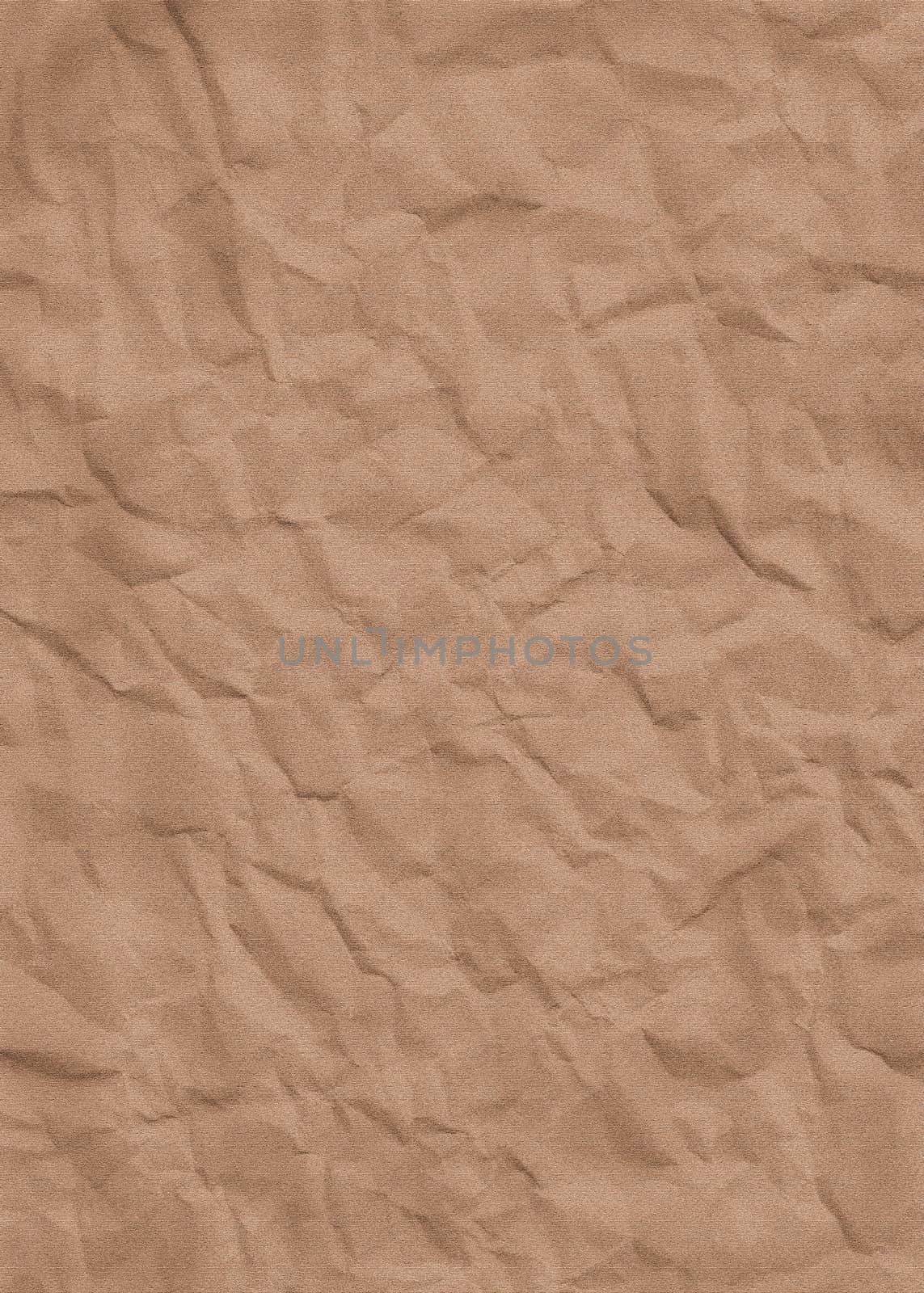 brown crumpled background, for grunge style texture usage. carefully scanned.