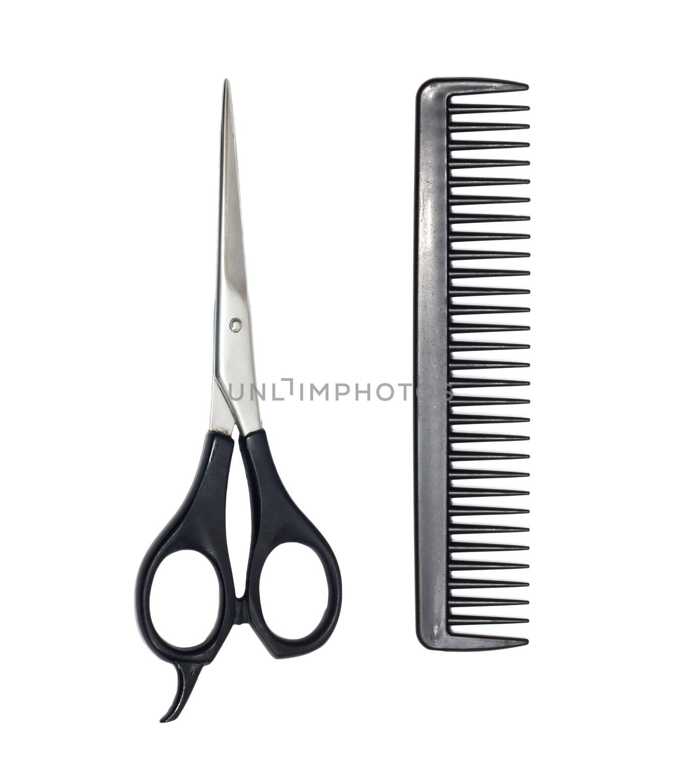 scissors and comb  by schankz