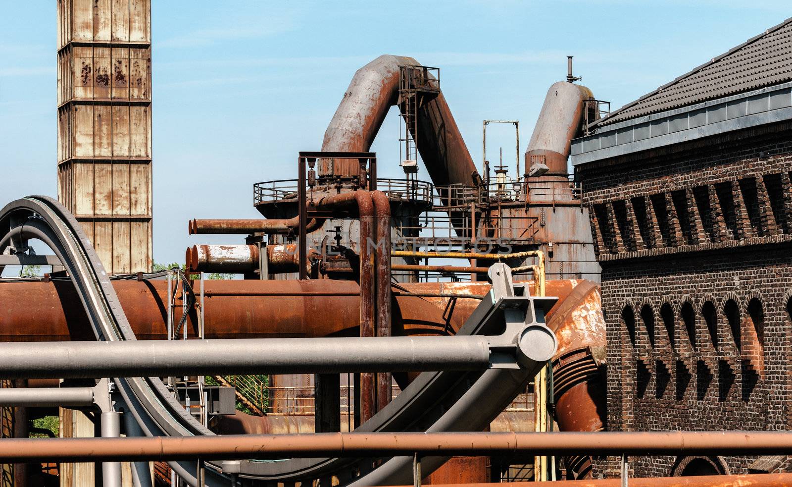 Duisburg Landschaftspark is an impressive former steel plant where iron was fused twenty-four hours a day. Now it is a public garden