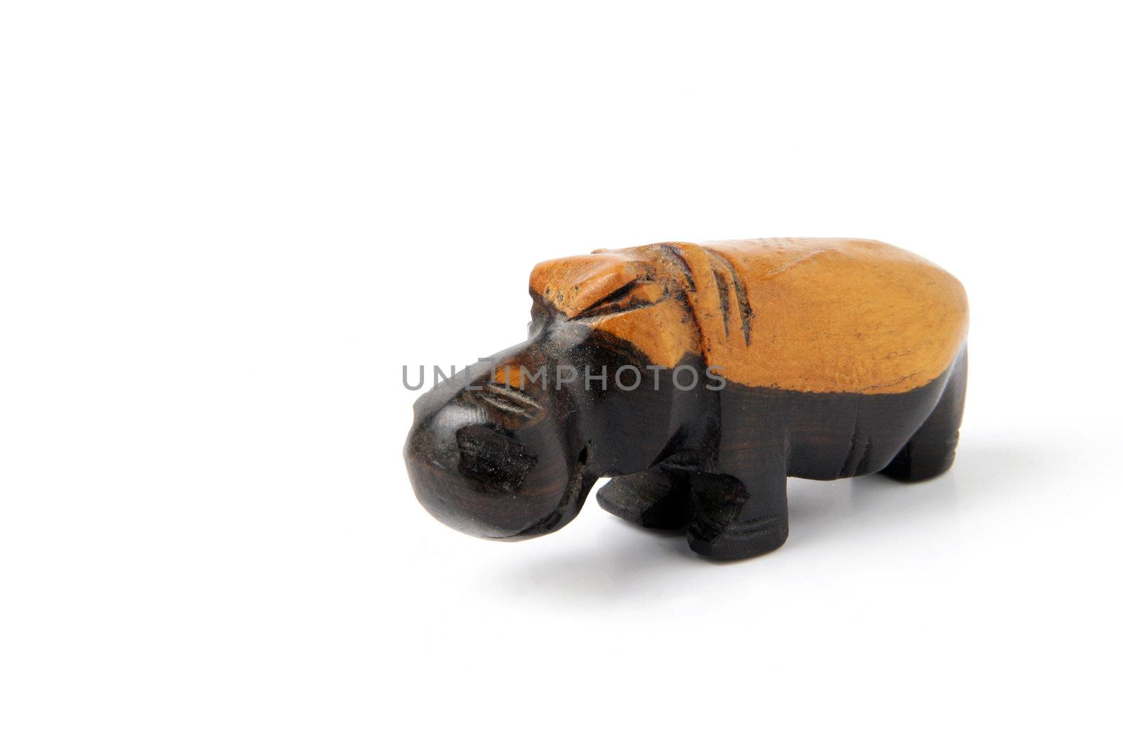 Wooden hippo by phovoir