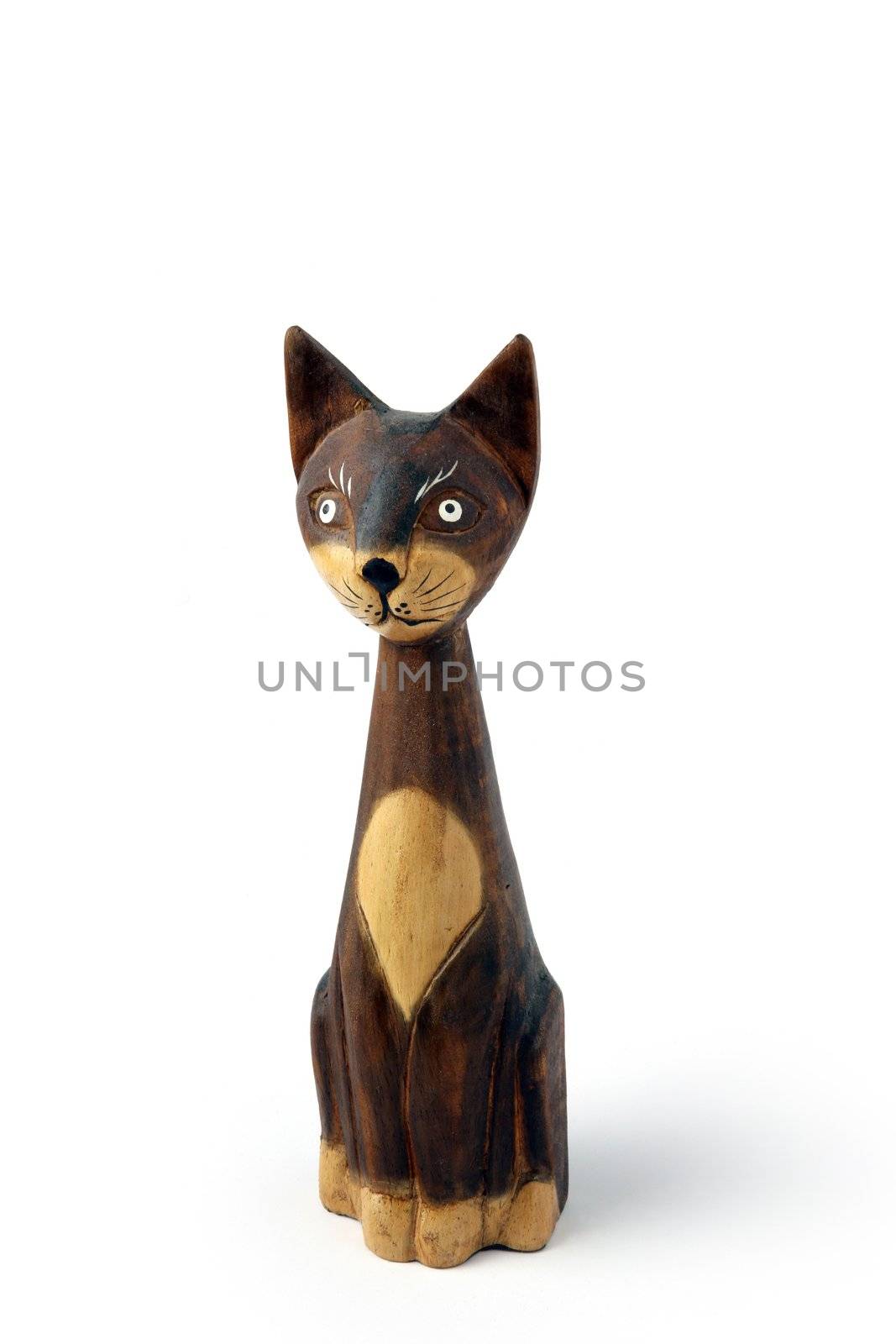 Wooden cat by phovoir