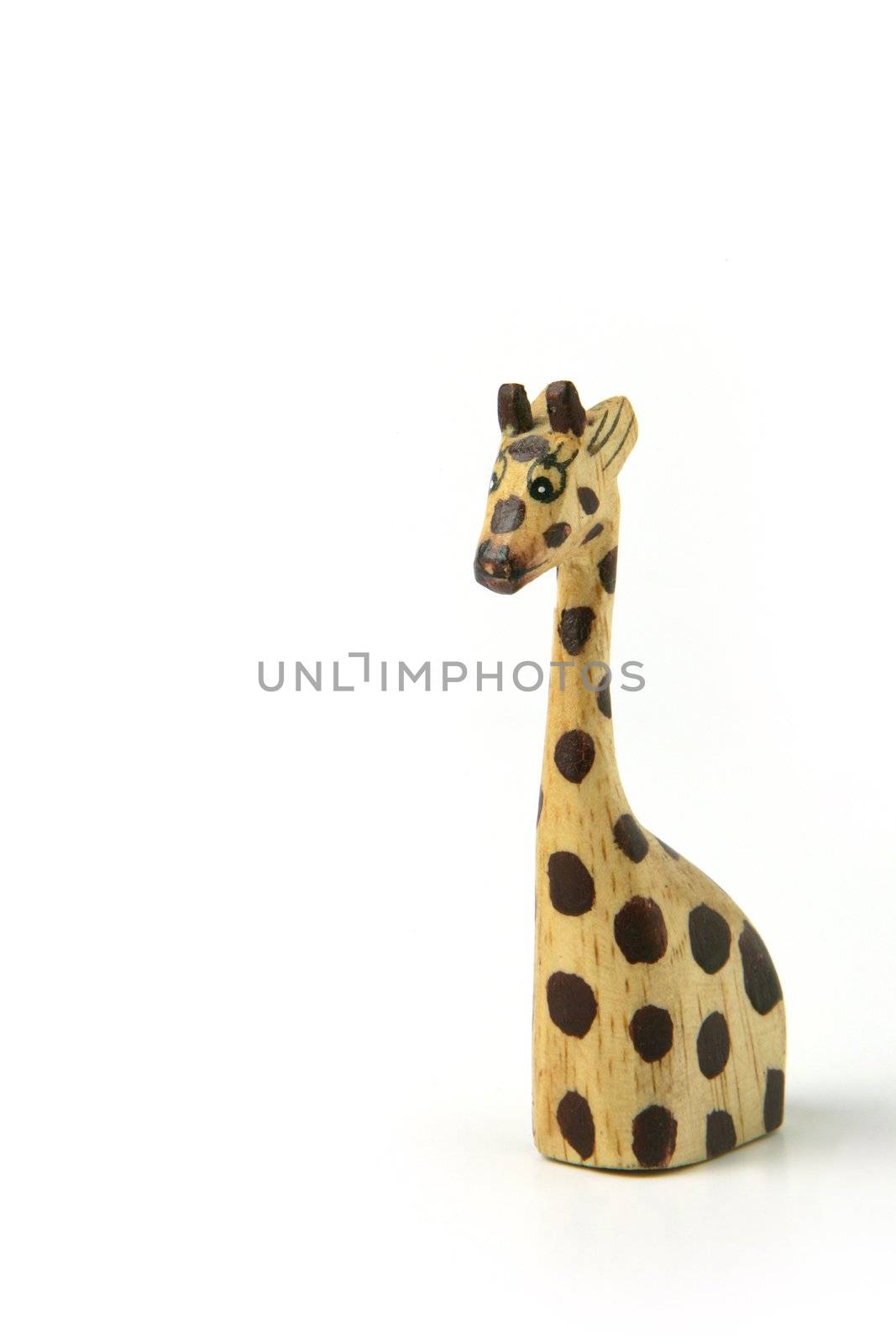 Wooden giraffe ornament by phovoir