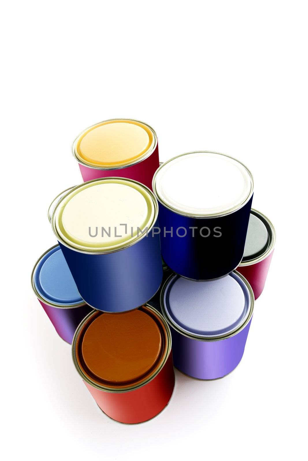 Selection of paint tins by phovoir