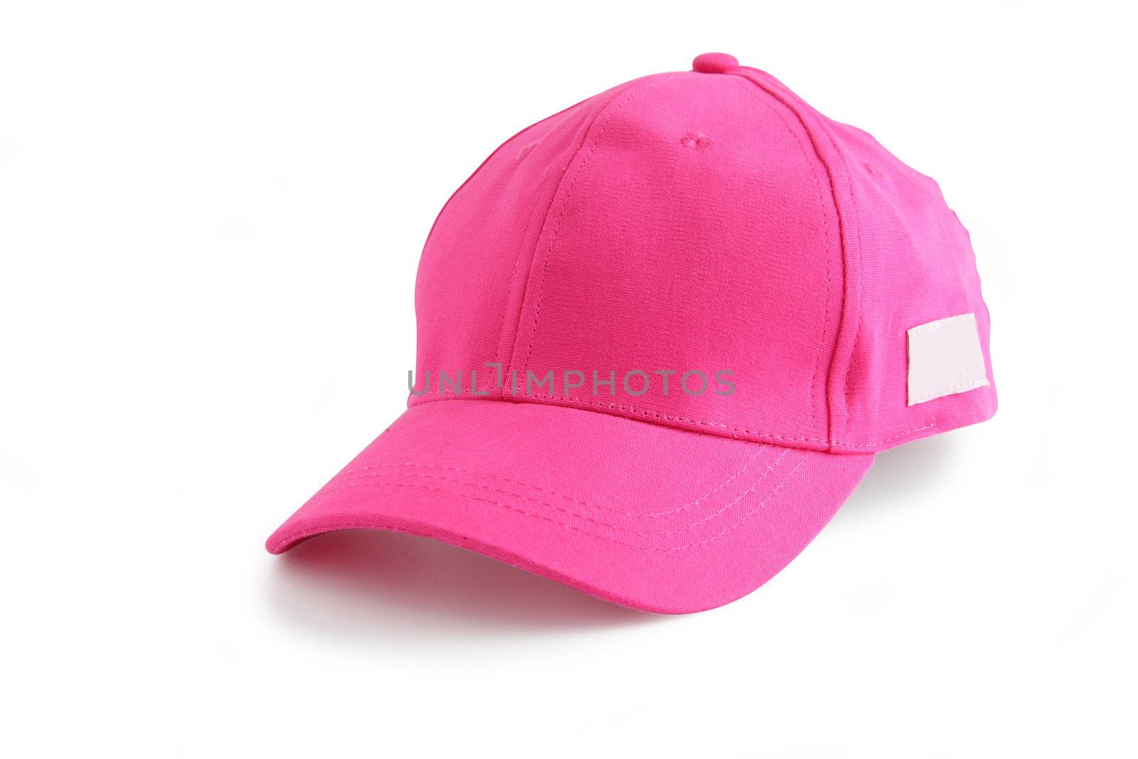 Pink baseball cap by phovoir