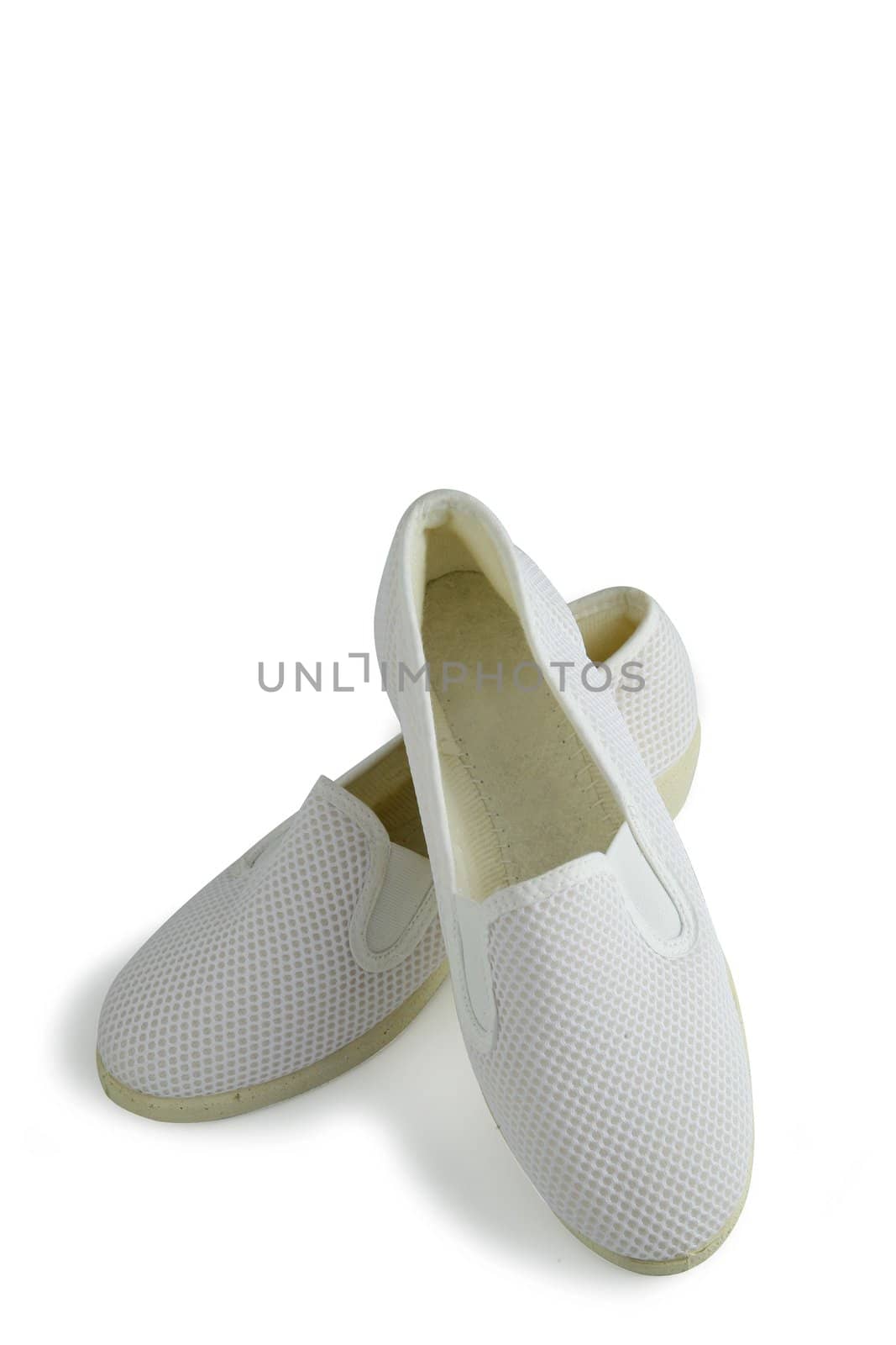 White plimsolls by phovoir