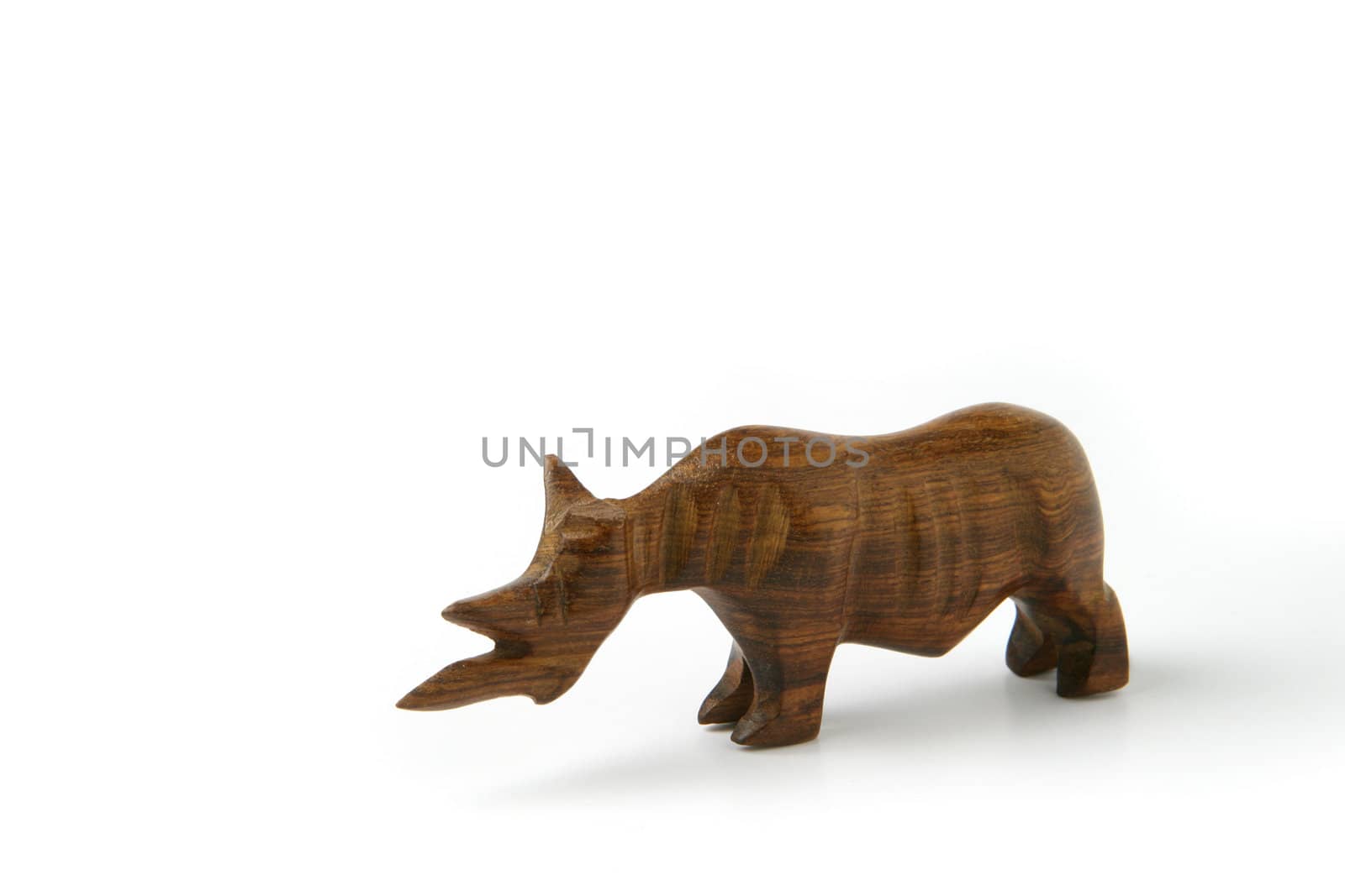 Wooden rhinoceros