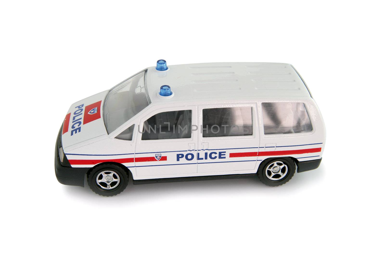 Toy police van