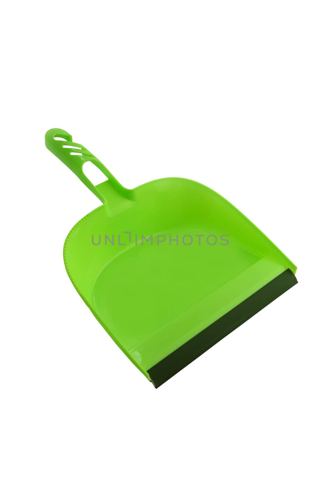 Green dustpan