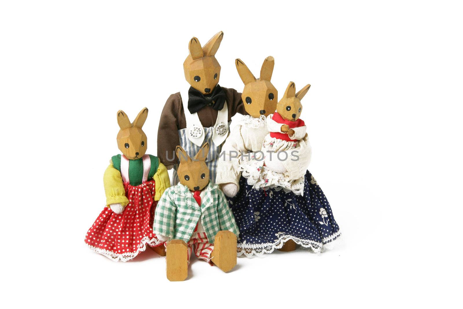 Family of toy rabbits by phovoir