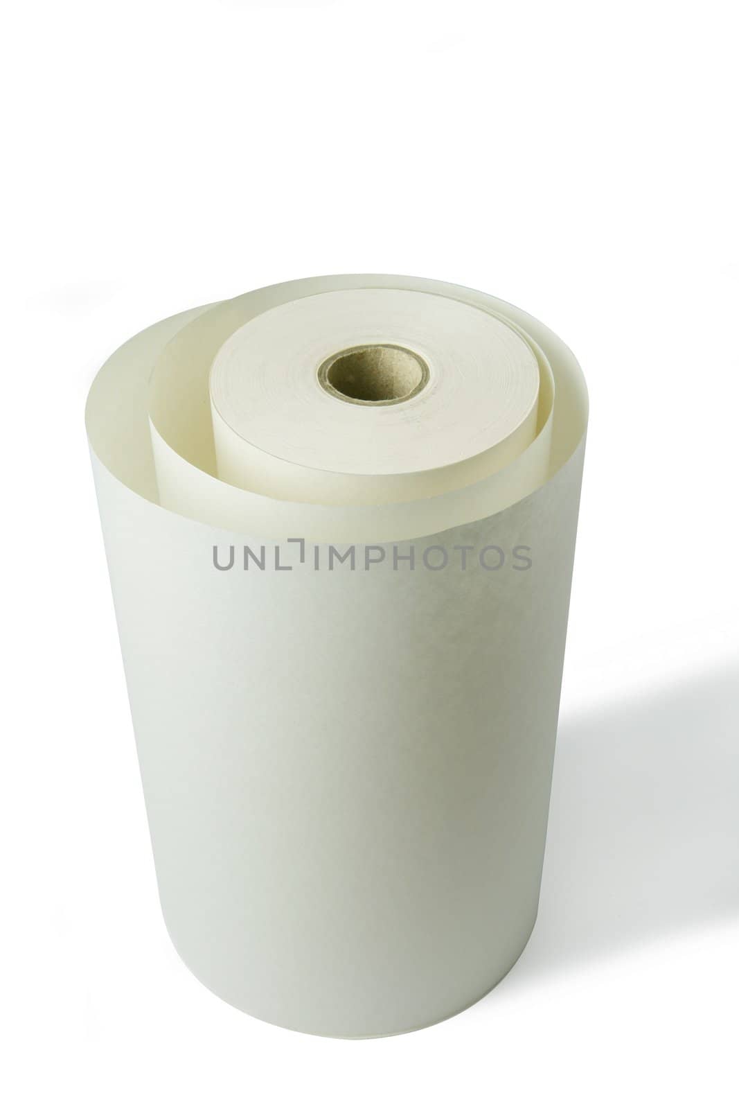 Roll of disposable paper