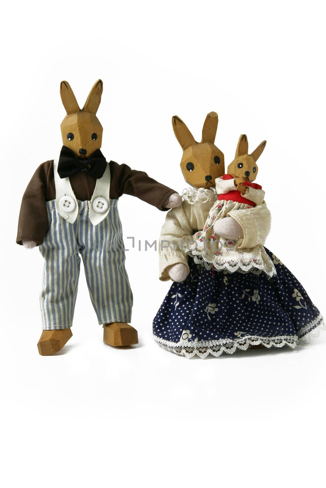 Toy rabbit family