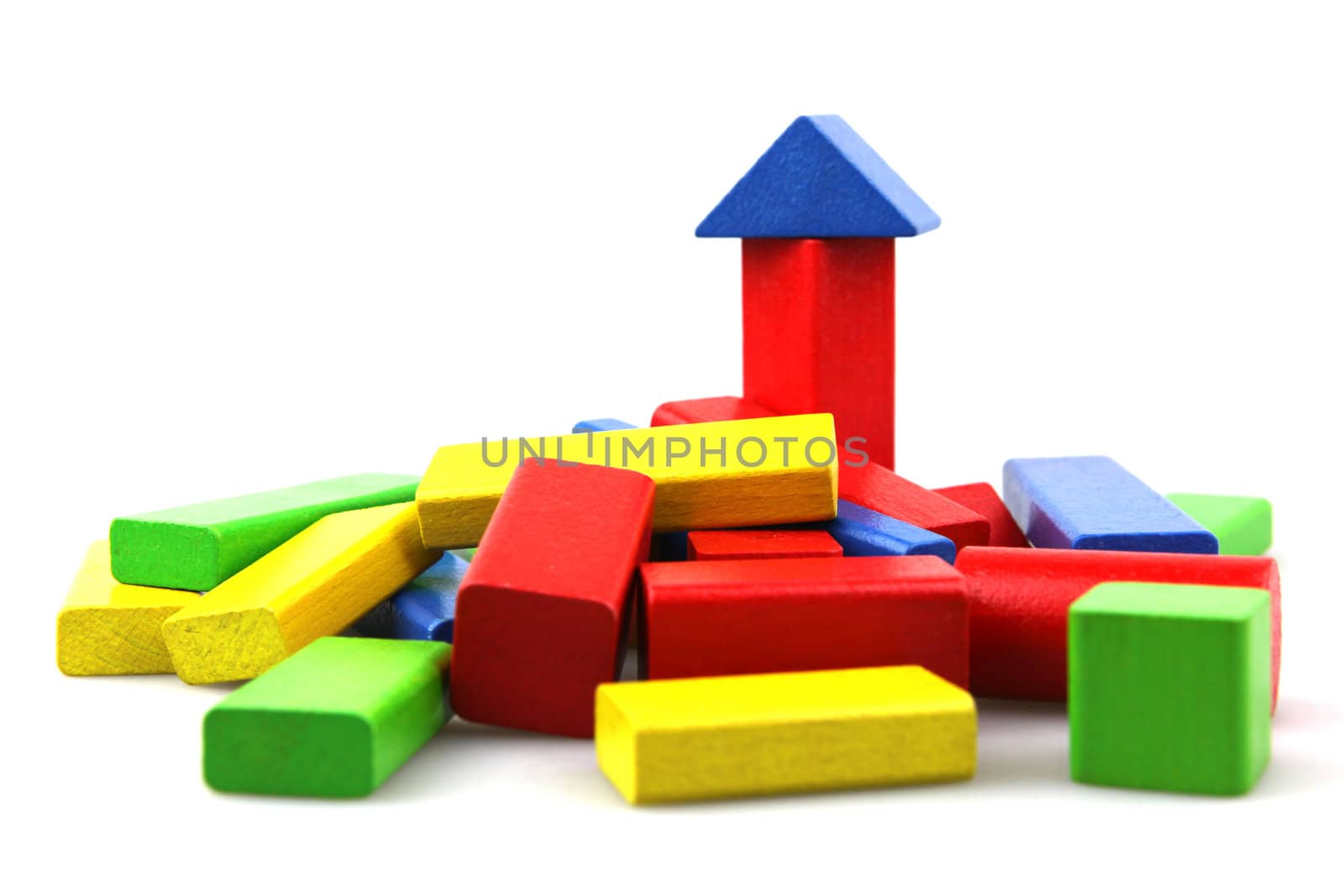 Wooden building blocks