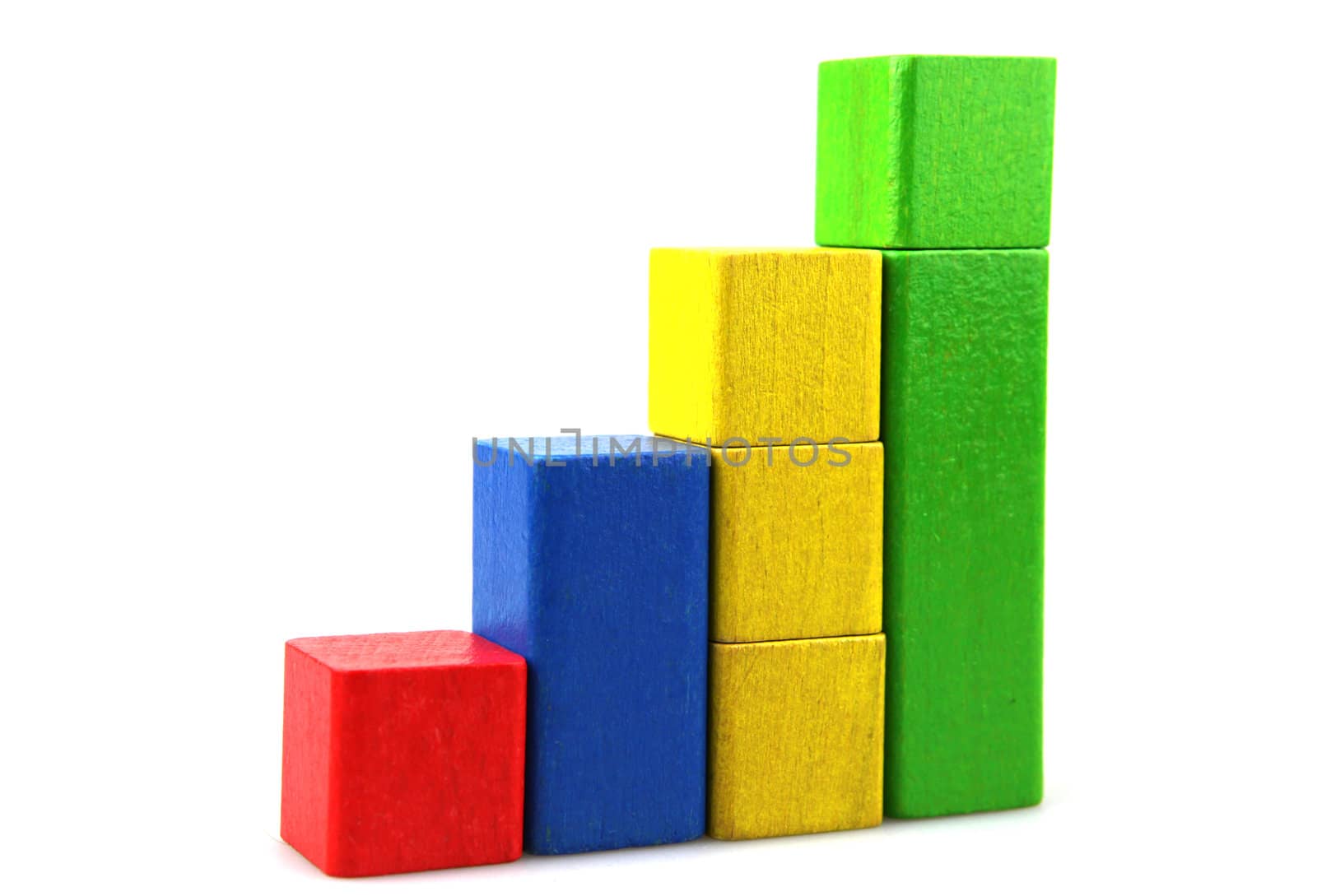 Wooden building blocks