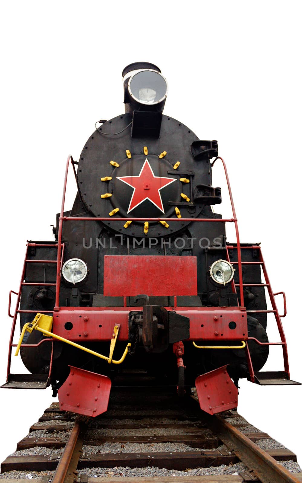 Soviet Ancient steam locomotiv by Roka