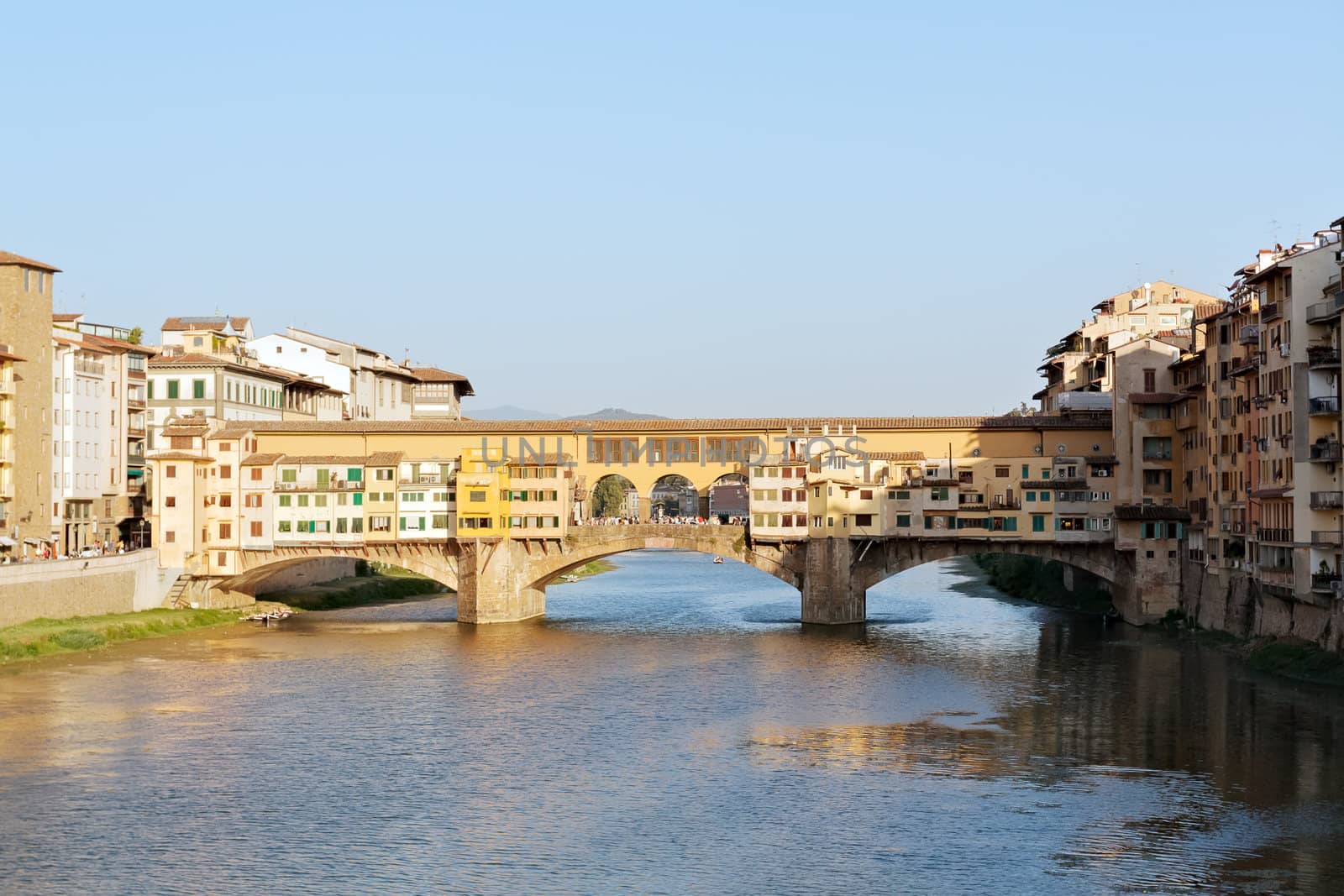 Bridge Ponte Vecchio in Florence, Italy.