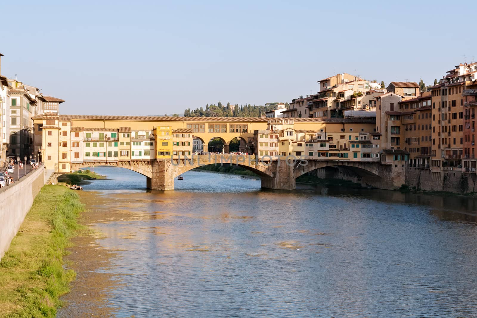 Bridge Ponte Vecchio in Florence, Italy.