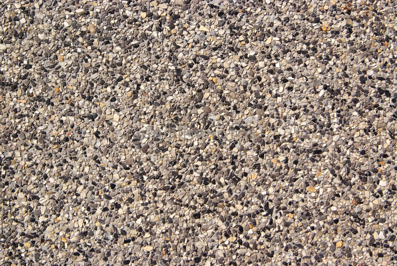 Wash gravel texture of wall Pattern background. 