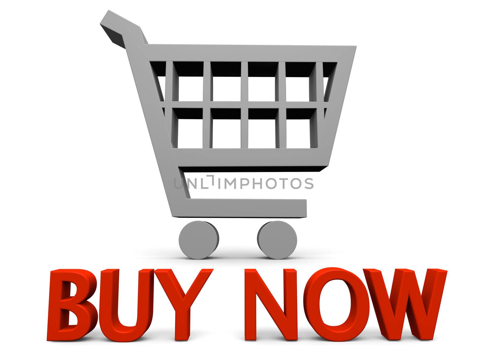 Buy now symbol with shopping cart sign isolated on white background