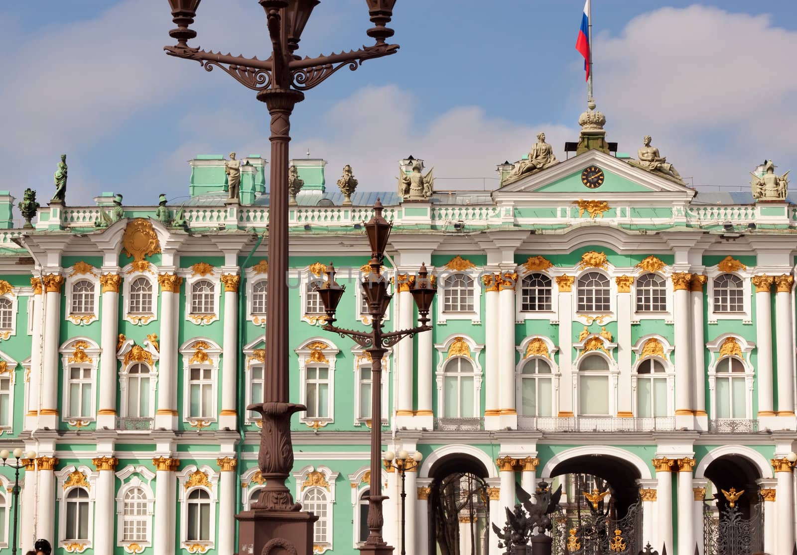 Winter Palace on Palace Square in St. Petersburg, Russia