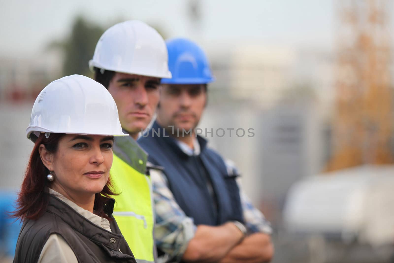 woman working in male preserve