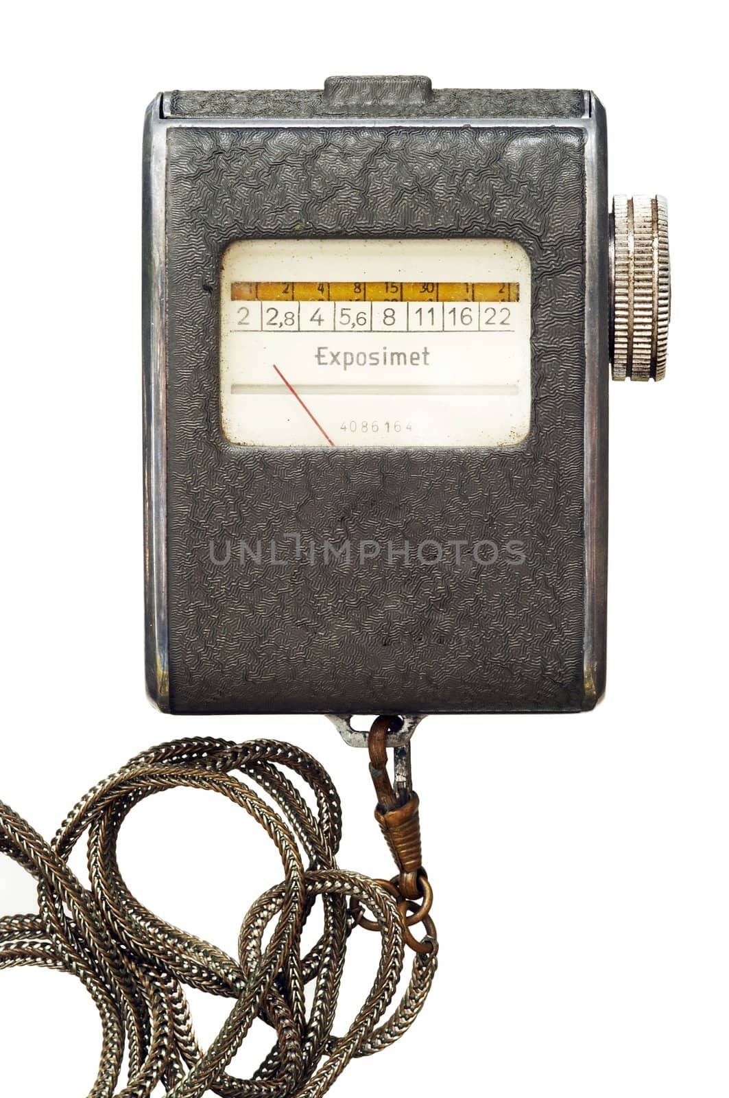 Detail of the old exposure meter - photo equipment