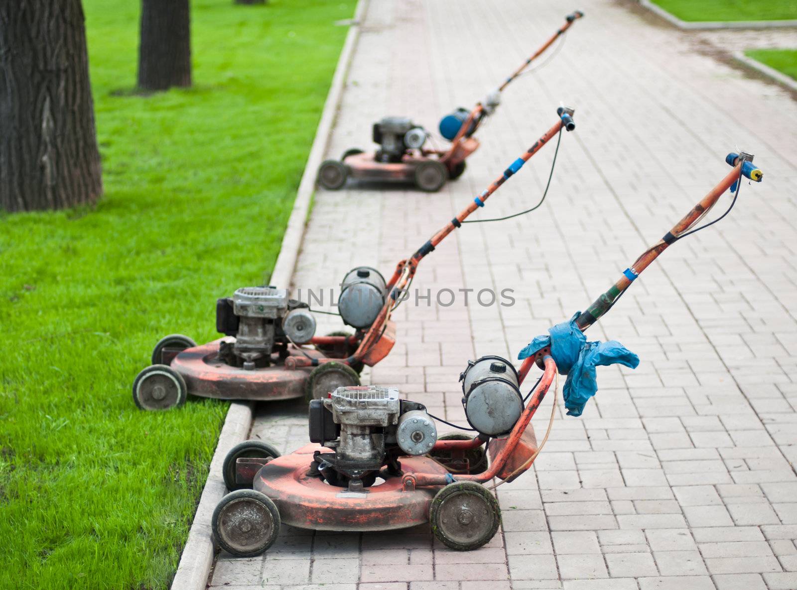 Old Lawnmowers by nvelichko