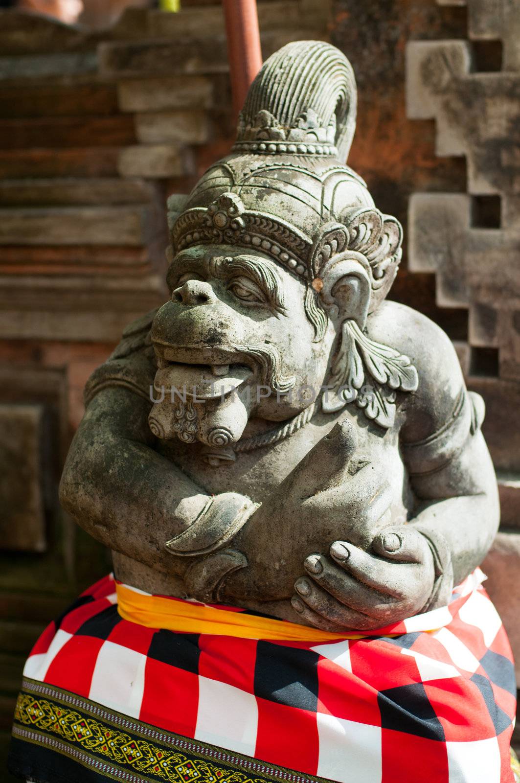 Statue of Balinese demon by nvelichko