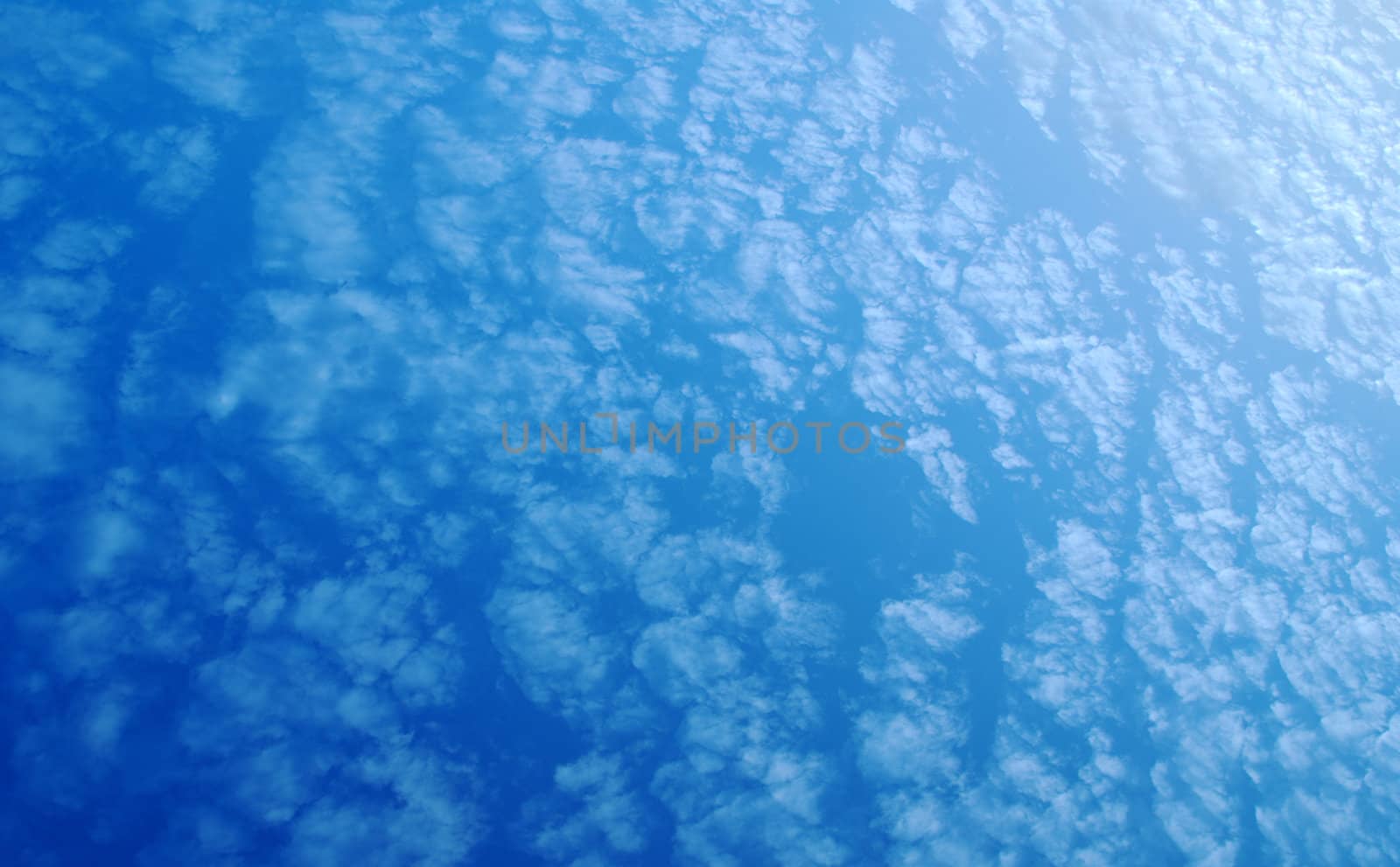 Abstract: Blue Sky with White Clouds  by sven