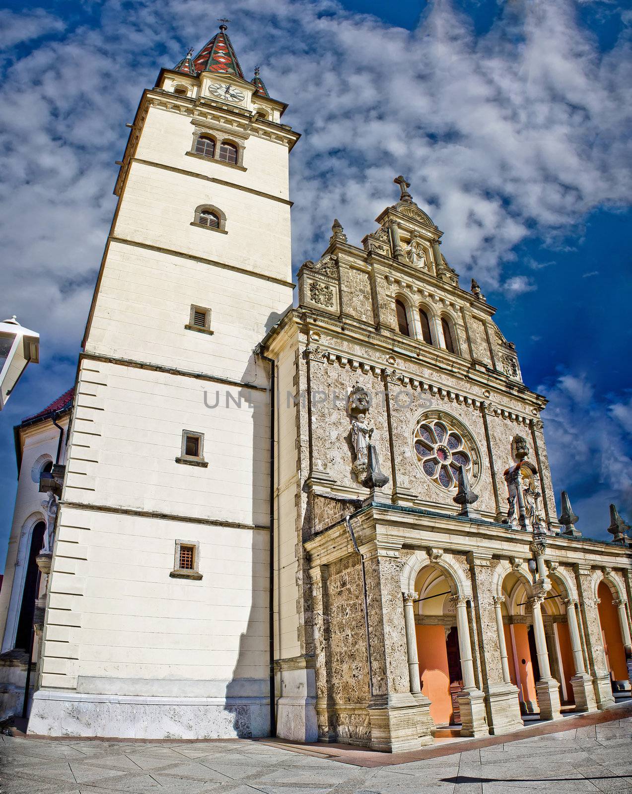 The Catholic Basilica in Mary of Bistrica, Zagorje, Croatia