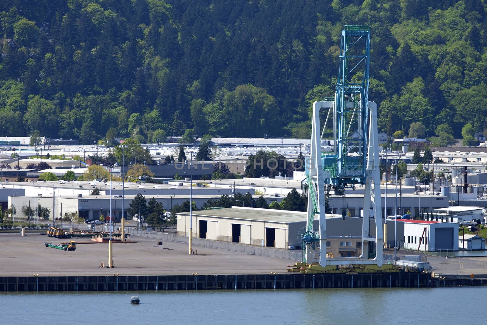 Industrial area, Portland Oregon. by Rigucci