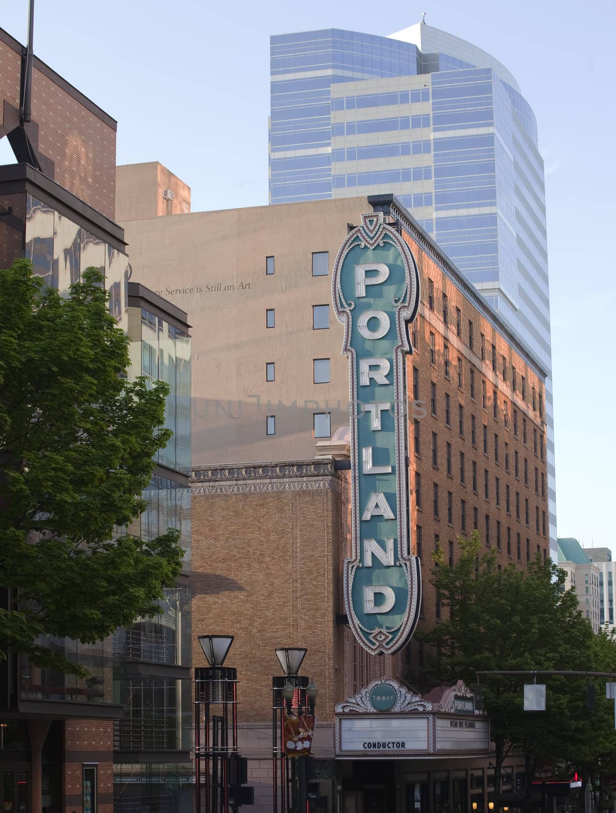 Portland sign, a popular landmark. 