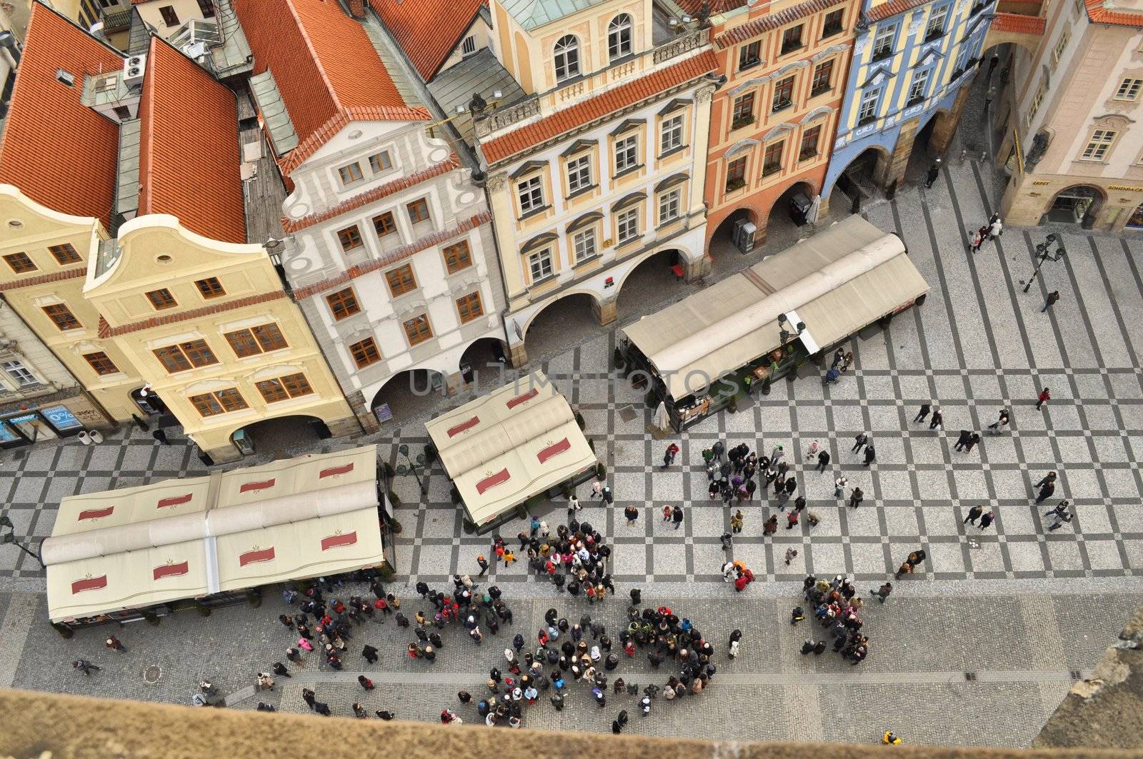 Old town in Prague in Czech Republic
