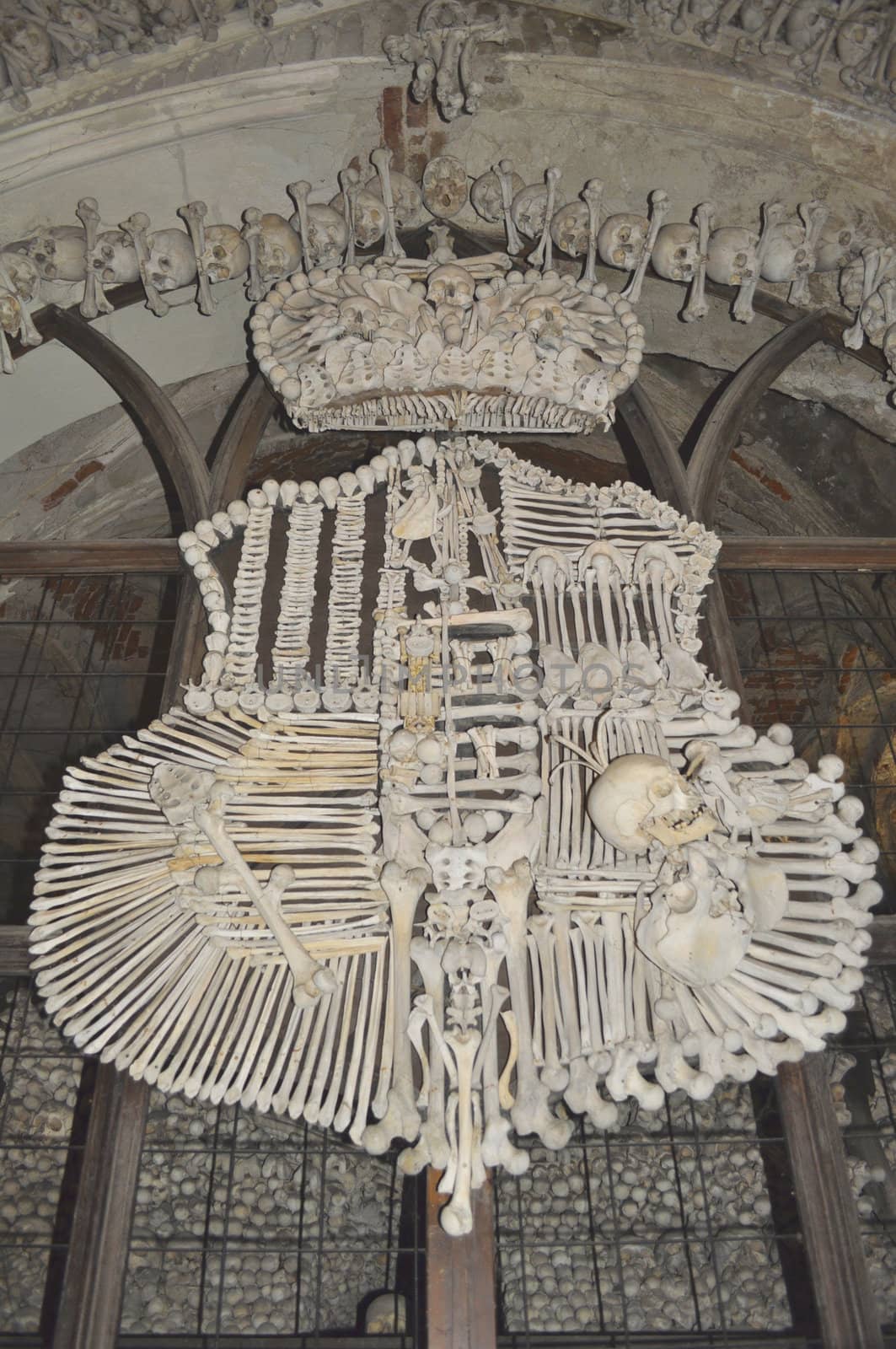 Church of All Saints in Sedlec, a suburb of Kutna Hora in the Czech Republic.