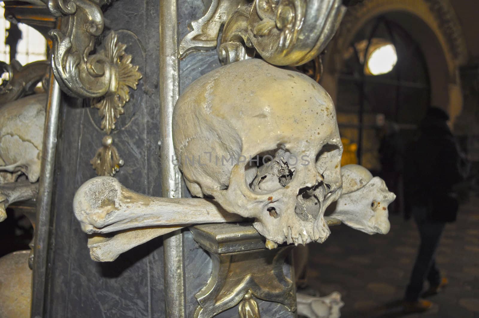 Church of All Saints in Sedlec, a suburb of Kutna Hora in the Czech Republic.