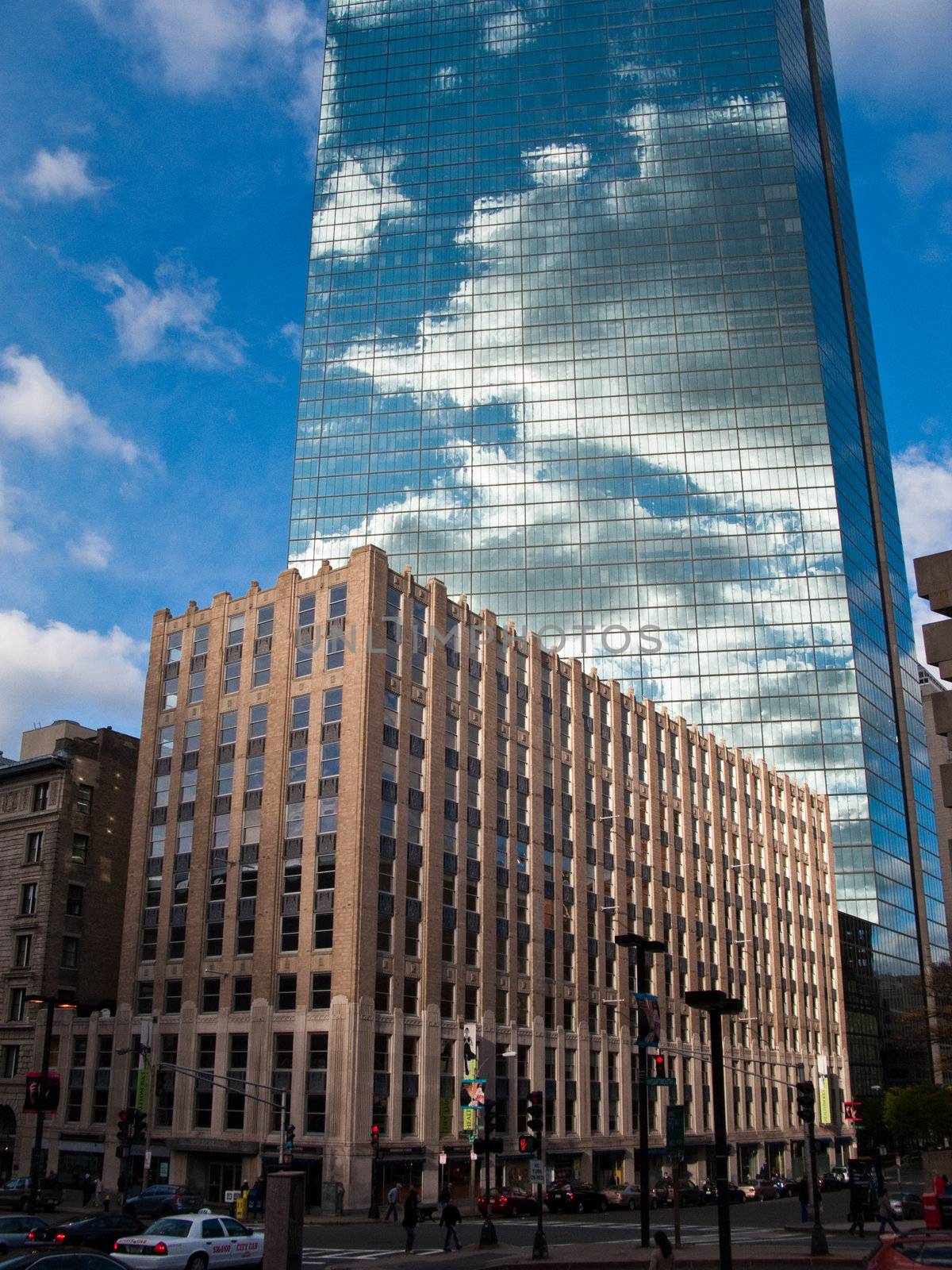 Hancock Tower and NE Power Building by edan