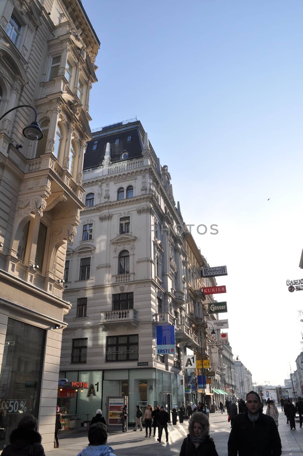 Viennese architecture in the Baroque style. Austria