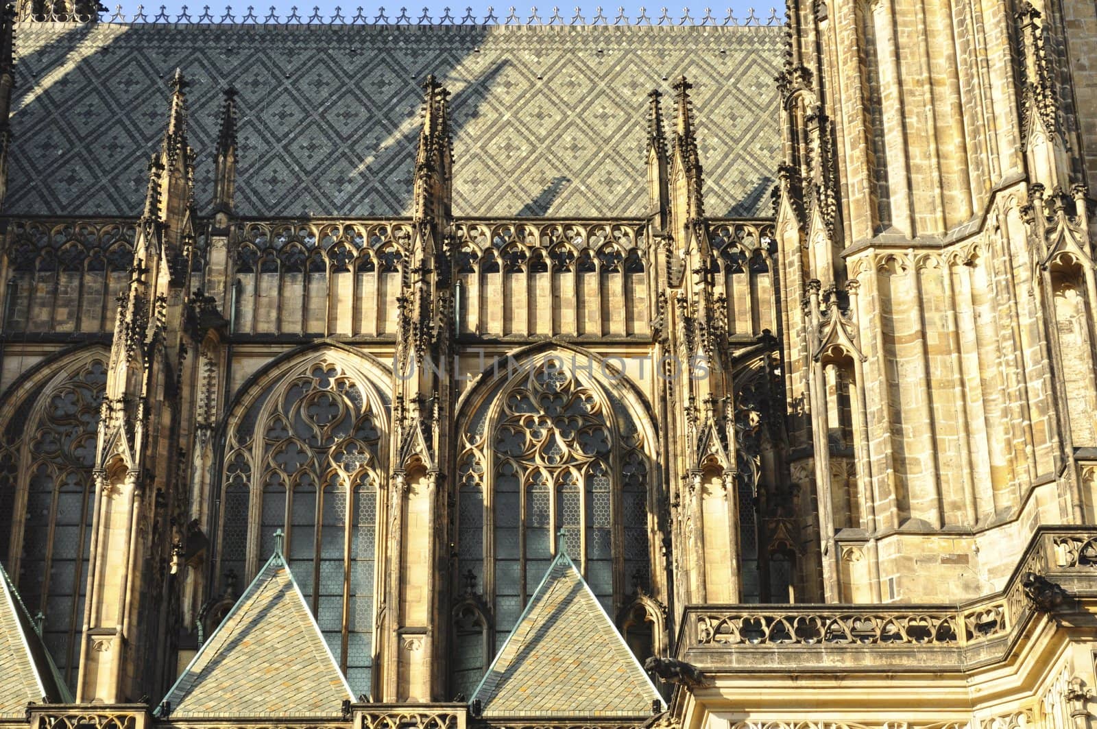 Saint Vitus' Cathedral  is as a Roman Catholic cathedral in Prague