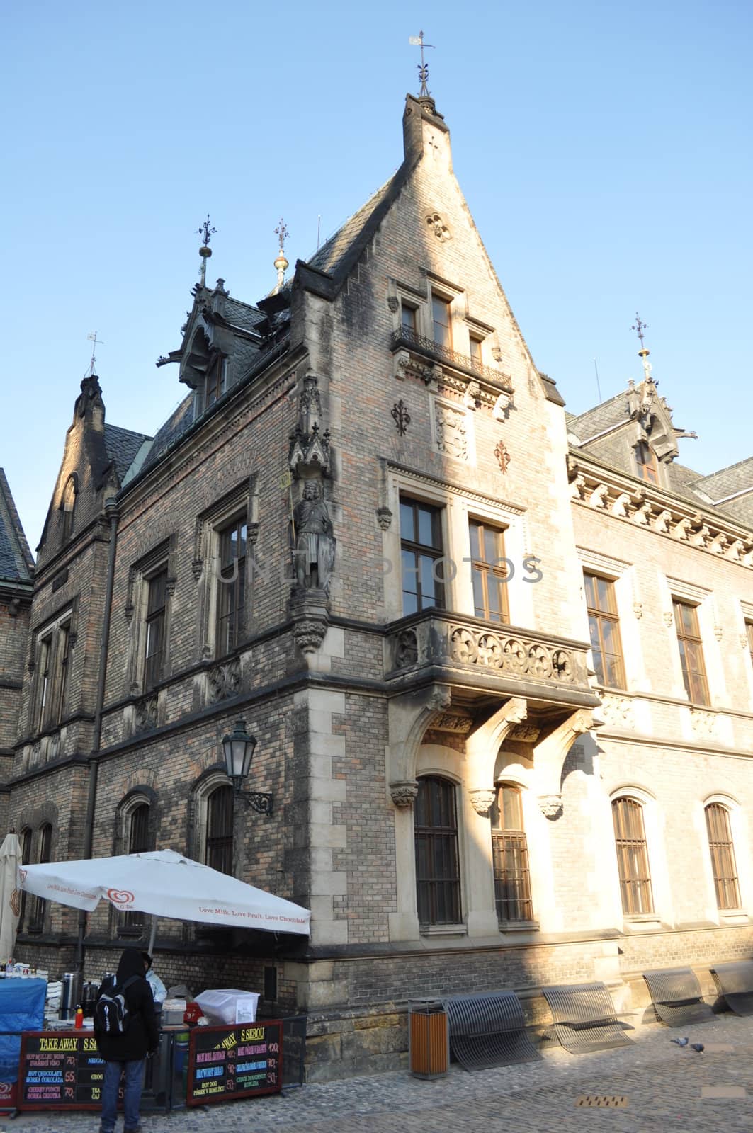 Saint Vitus' Cathedral  is as a Roman Catholic cathedral in Prague