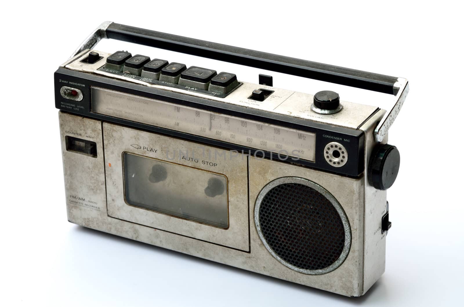 Retro radio and tape player by pixbox77