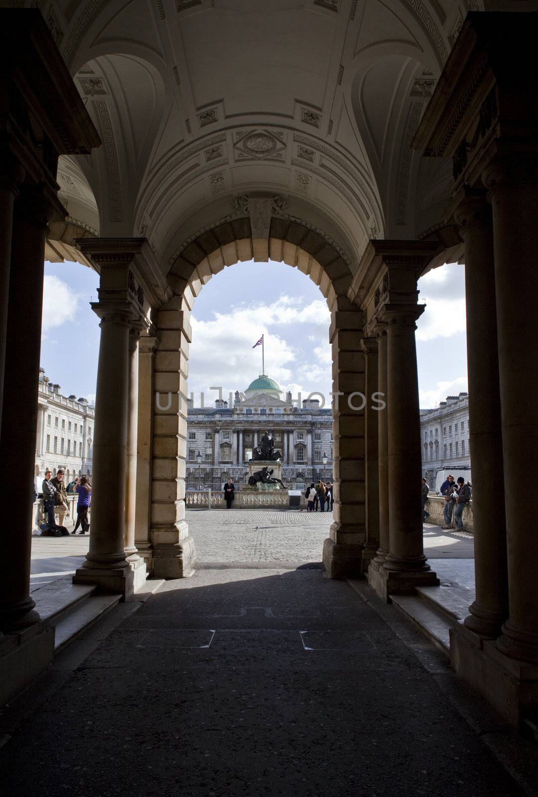 A view of Somerset House in London.