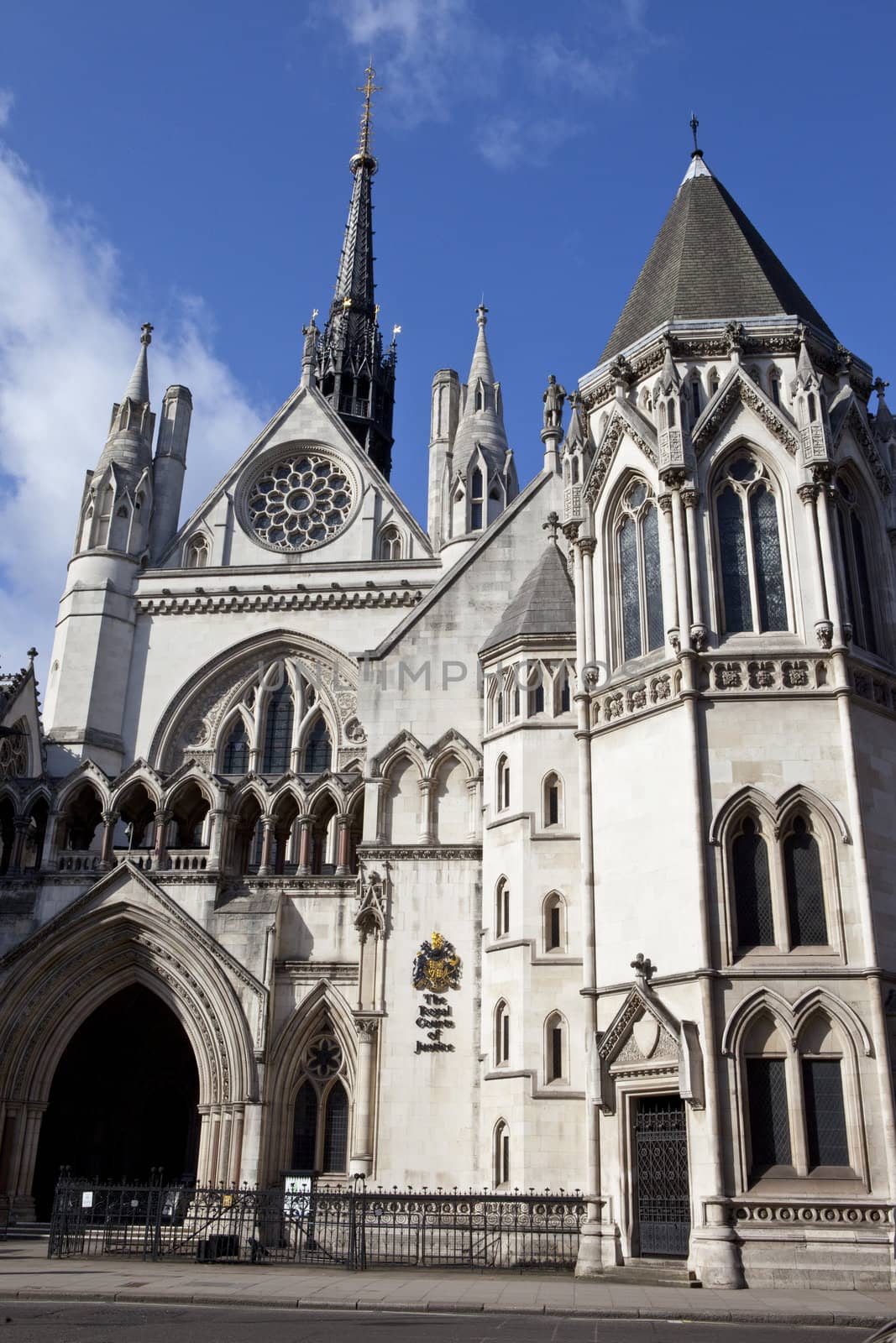 The Royal Courts of Justice in London by chrisdorney