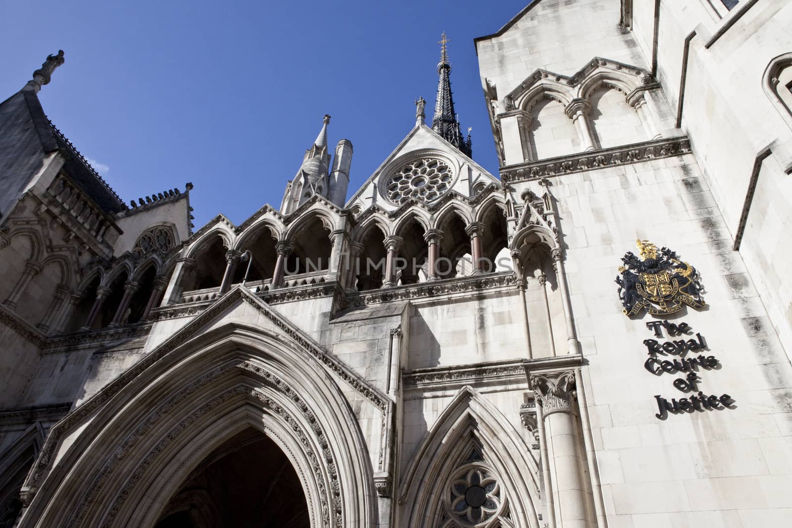 The Royal Courts of Justice in London by chrisdorney